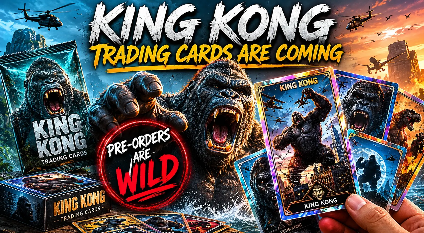 King Kong Trading Cards Are Coming and Pre-Orders Are Wild
