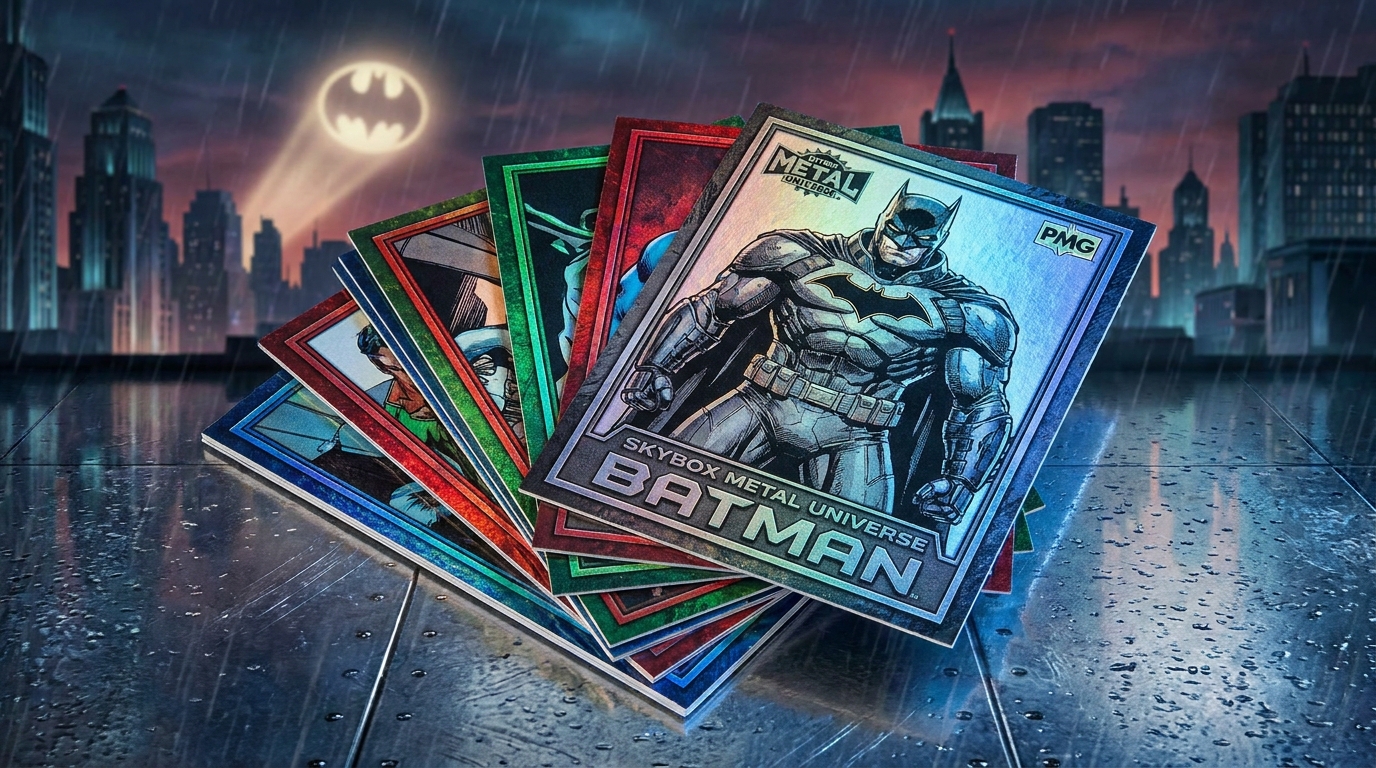 Skybox Metal Universe Batman Cards Bring PMGs to Gotham