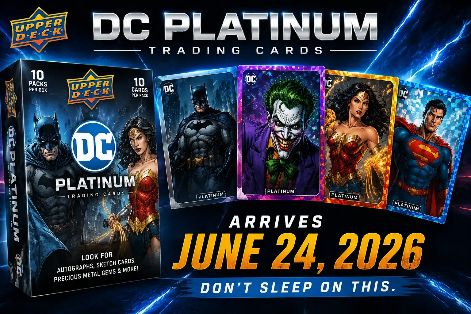 Upper Deck DC Platinum Cards Are the Hottest 2026 Release Yet