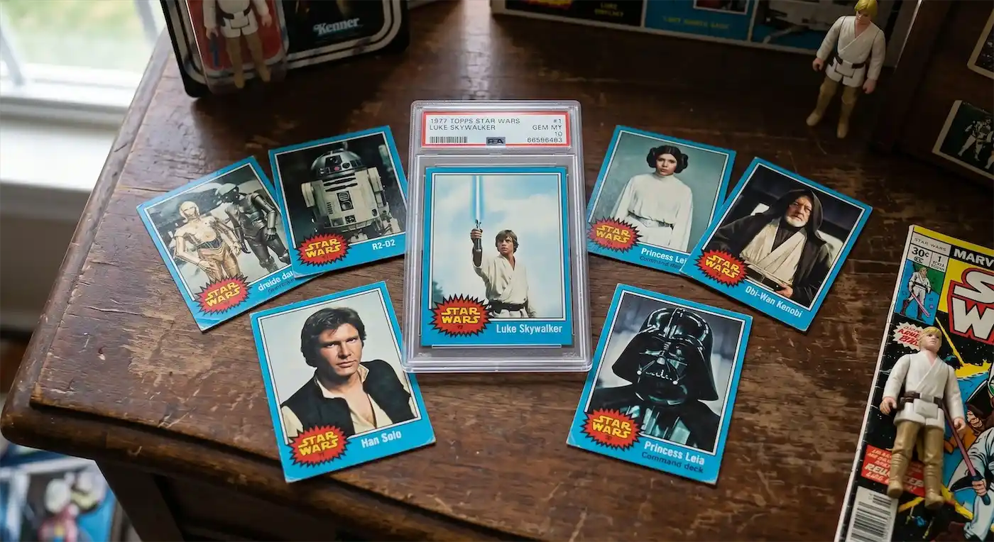 What Are the Key Cards from Series 1 (Blue Borders)?