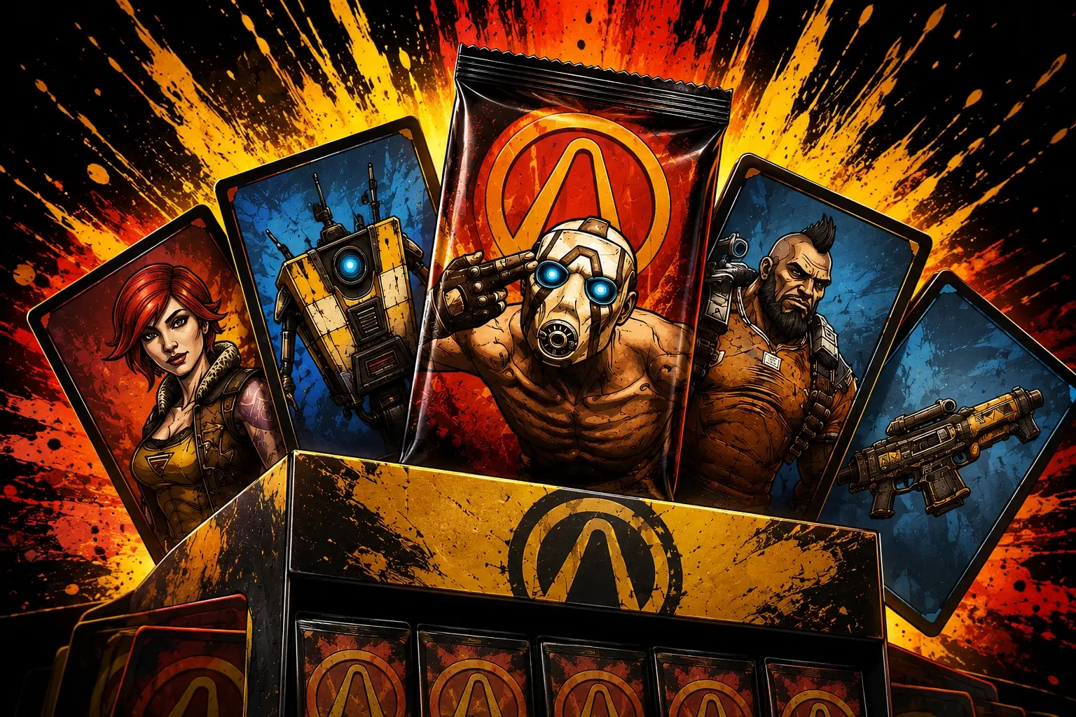 What Are the Parallel and Chase Structure for Borderlands Trading Cards?