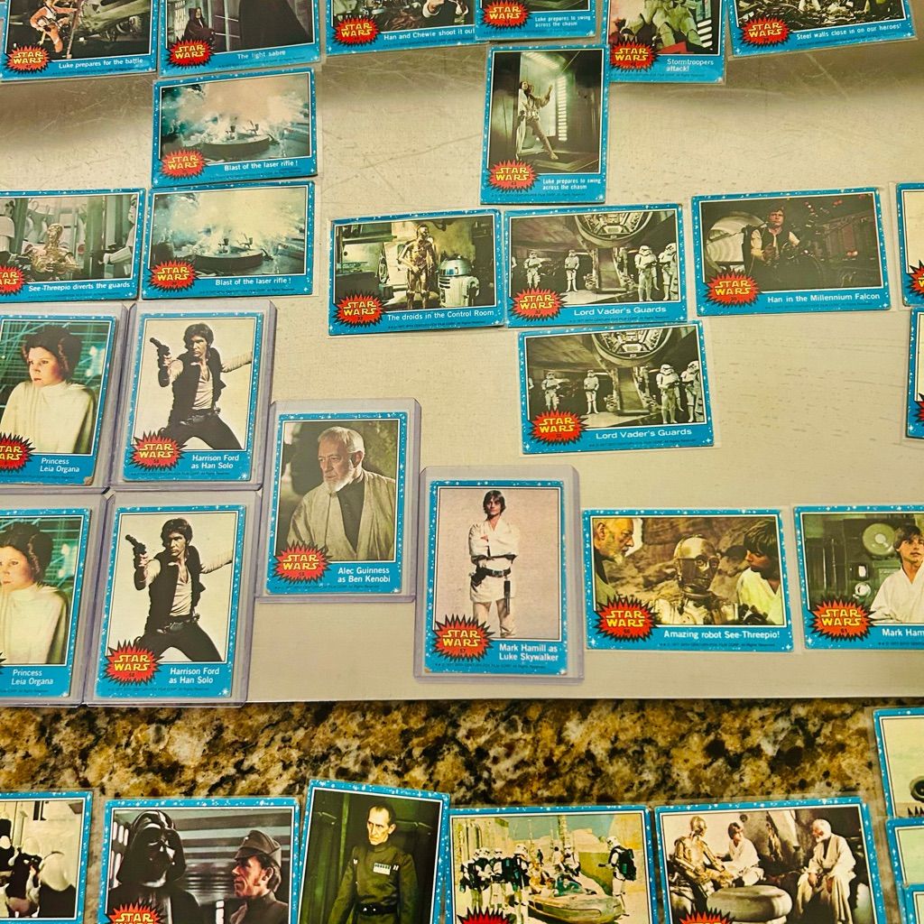 What Star Wars Card Sets Followed the Original 1977 Release?
