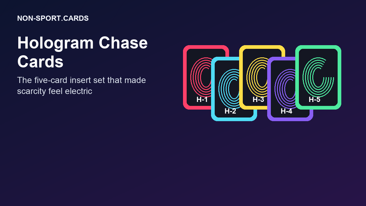 1990 Marvel Universe hologram chase cards graphic