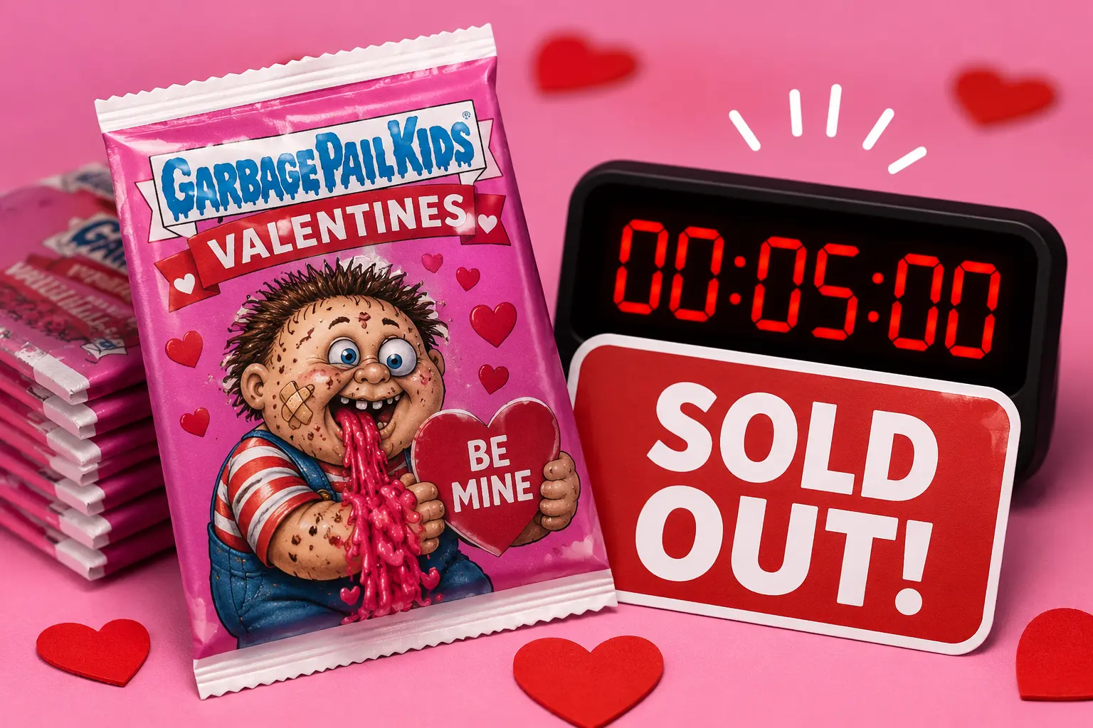 Garbage Pail Kids Valentine’s Cards Sold Out in 5 Minutes Flat