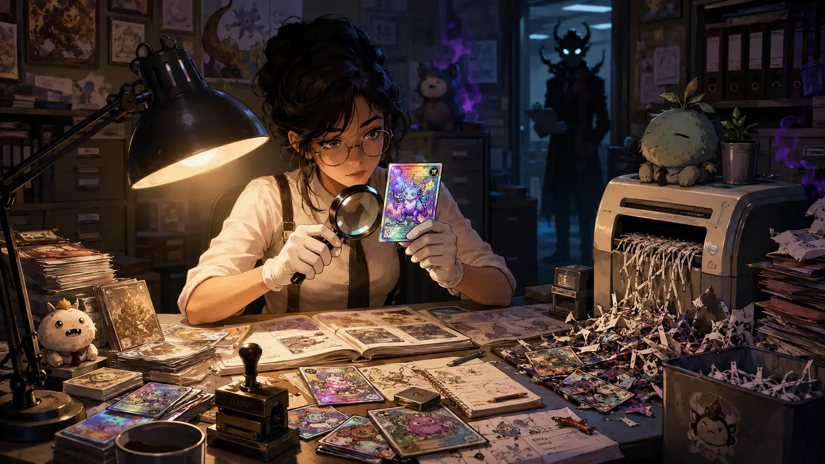 Is Trading Card Inspector Just Papers Please With Trading Cards?