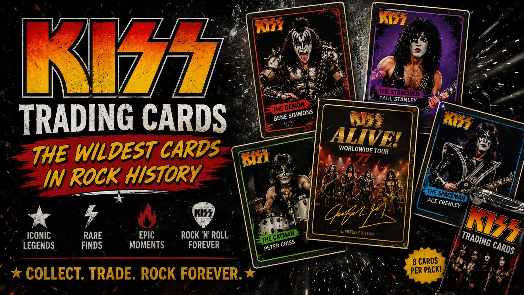 KISS Trading Cards: The Wildest Cards in Rock History