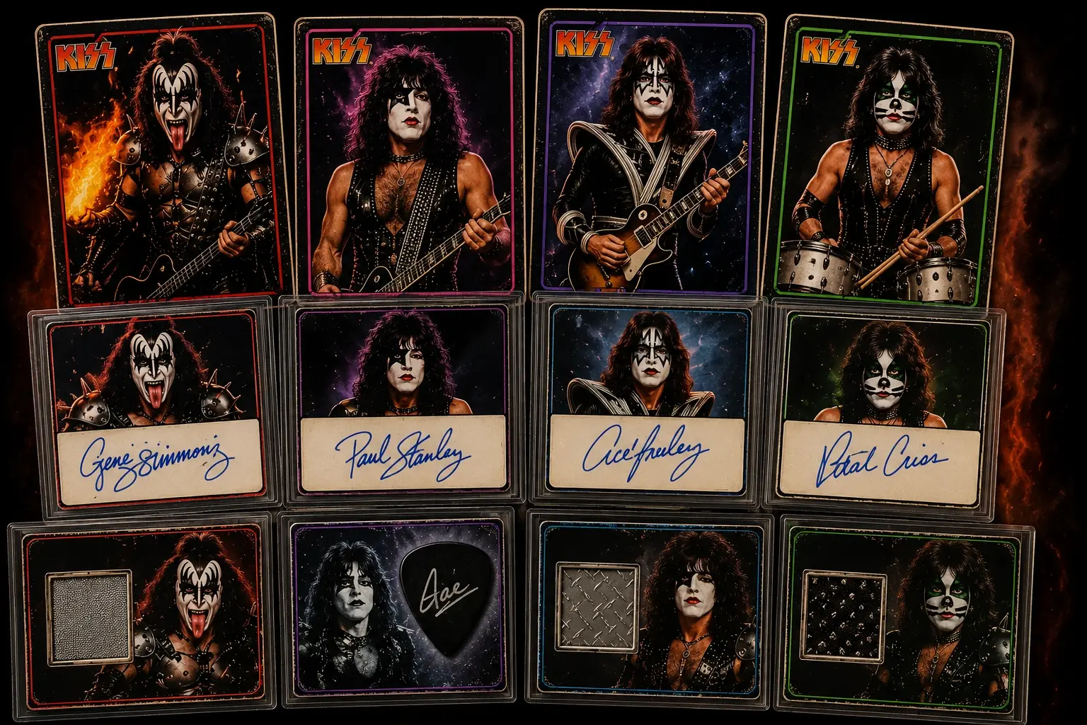 KISS Trading Cards The Wildest Cards in Rock History