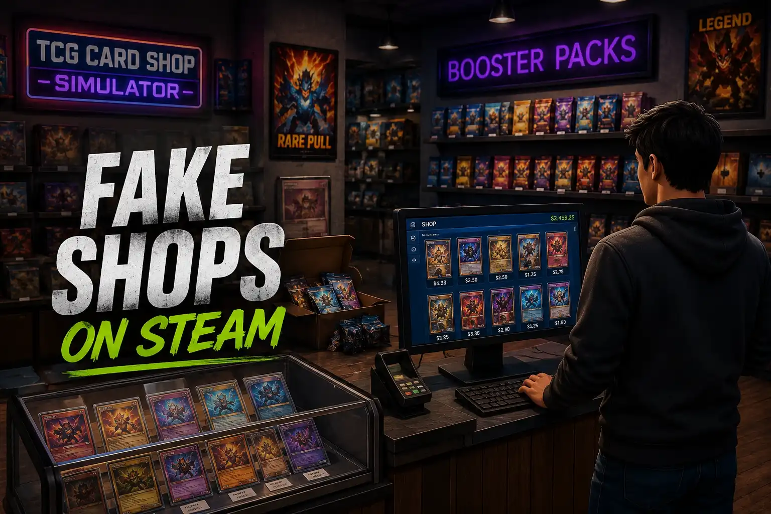 TCG Card Shop Simulator: Steam Players Are Running Fake Card Shops