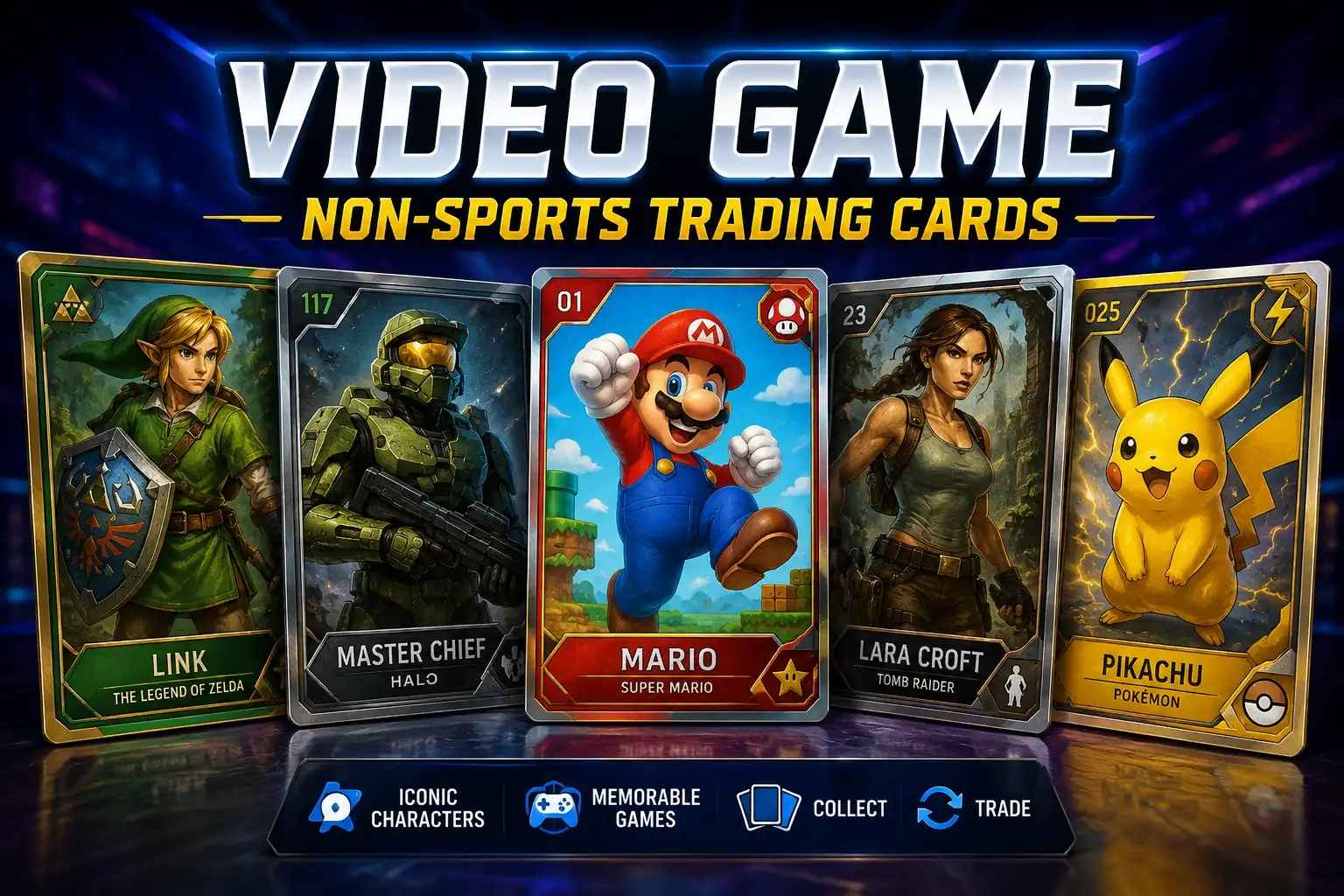 Video Game Trading Cards Are Here