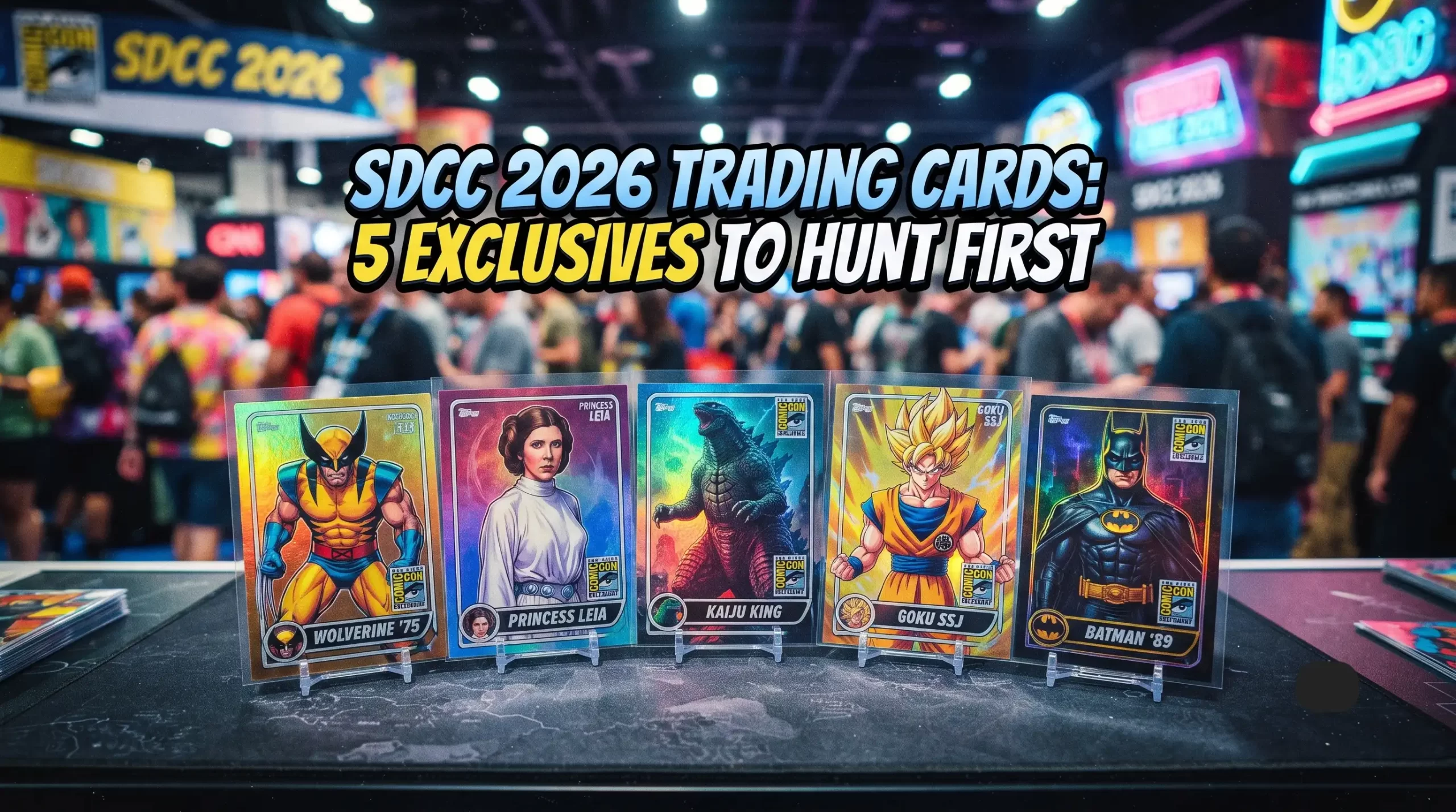 SDCC 2026 Trading Cards: 5 Exclusives to Hunt First
