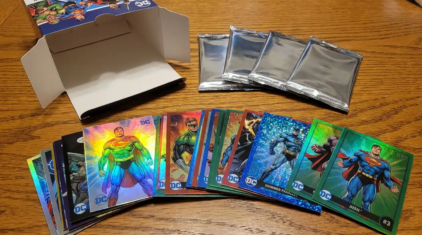 What comes in a 2026 Upper Deck DC Platinum blaster box?